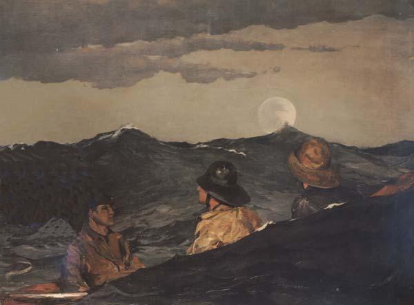 Winslow Homer Kissing the Moon (mk44) oil painting picture